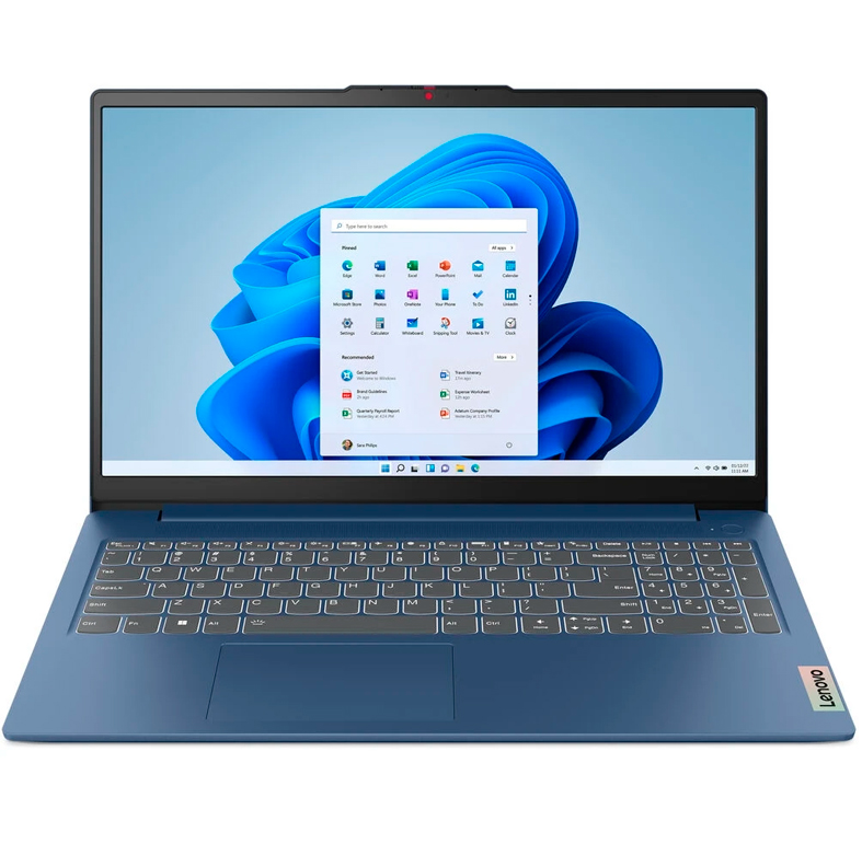 Notebook Lenovo IdeaPad Slim 3 15.6" FHD TN Core i5-12450H 2.0/4.4GHz 16GB LPDDR5-4800